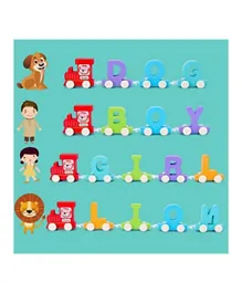 Highland Wooden Alphabet Train Learning & Education Toy -  27 Pieces