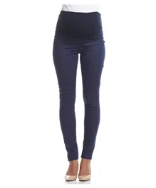 Mums & Bumps Soon Coco Over Belly Super Stretch Maternity Jeans - Blue