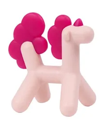 Boon Prance Unicorn Silicone Teether - Red