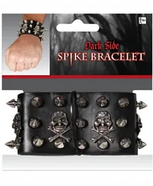 Costume USA Party Centre Spike Skull Bracelet - Black