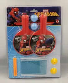 Marvel Spider Man Table Tennis Racket Set - 9 Pieces