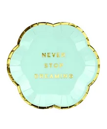 PartyDeco Yummy Plates Never Stop Dreaming - Pack of 6
