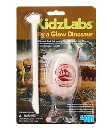 4M Kidz Labs Dig A Glow Dinosaur - Multicolour