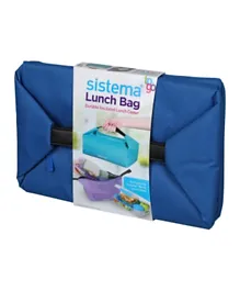 Sistema Insulated Lunch Bag Blue - 2L