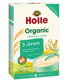 Holle Organic 3 Grain Gluten Free Porridge - 250g