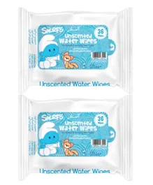 Smurfs Water Wipes Pack of 1 - 72 Pieces
