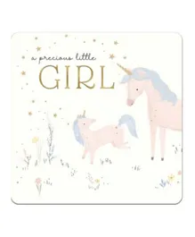 Pigment Unicorns Precious Little Girl  Greeting Card