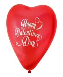 Party Magic Heart Shape Happy Valentines Day Balloons - Pack of 8