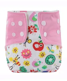 Babamama Reusable Swimming Baby Diapers - Blue and Pink