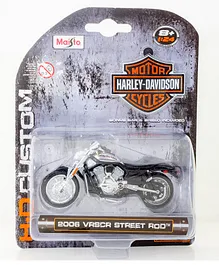 Maisto 1:24 Scale Die Cast HD Motorcycles Blister Card 2006 Street Rod Pack of 1 - (Colour may Vary)