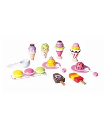 Lelin Wooden Ice Cream Selection Play Set - 25 Pieces