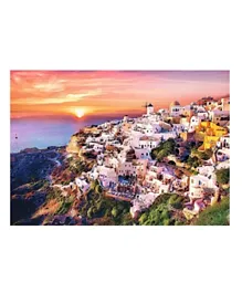 TREFL Sunset Over Santorini Puzzle - 1000 Pieces