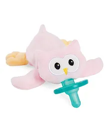 Wubbanub Pink Owl Pacifier