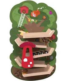 Oribel VertiPlay wooden Wall Toy Tree Top Adventure - Multicolour