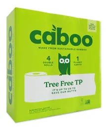Caboo Bamboo Bath Tissue Pack of 4