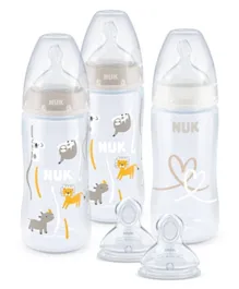 NUK First Choice+ Bottle Set of 3+2 - Beige