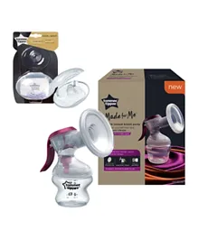 Tommee Tippee Manual Breast Pump + Nipple Shields with Sterilizer Case