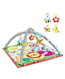 Babyjem Zoo Design Activity Gym with Toys - Multicolor