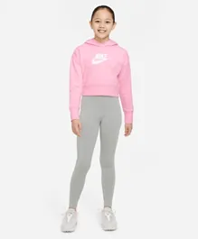 Nike NSW Club Crop Hoodie - Pink