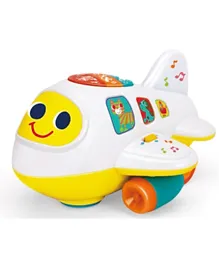 Hola Baby Toys Learning Plane Bump and Go Toy - Multicolour