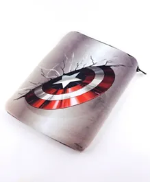 Marvel Captain America Avengers Shield Tablet Sleeve Grey - Height 25 cm