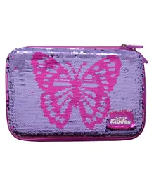 Smily Kiddos Bling Butterfly Pencil Case -  Pink