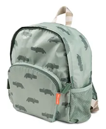 Done by Deer Kids Backpack Croco Green - 12 Inches