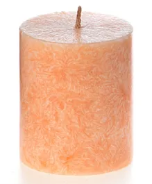 شمعة عمودية من دريم ديكور - برتقالي