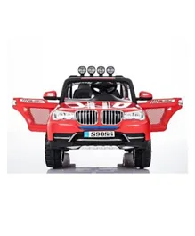 Myts Remote Control Jeep Ride on - Red