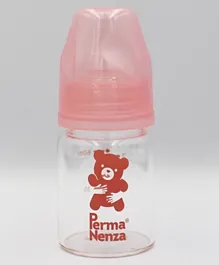 Permanenza Glass Bottle Standard Neck Pink - 60ml