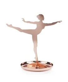 Kikkerland Ballerina Jewelry Stand Copper - Rose Gold