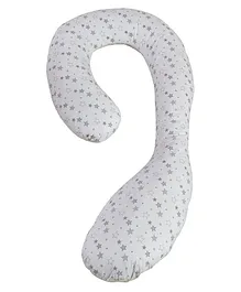 Kinder Valley Silver Star Maternity Caterpillow  White - 9 Feet