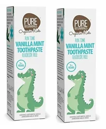 Pure Beginnings Fun Time Vanilla Mint Toothpaste - Pack Of 2