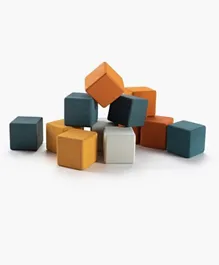Sabo Concept Wooden Blocks Mini Set 12 Pieces - Lagoon