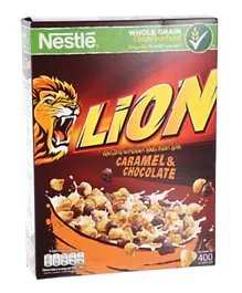 Nestle Lion Caramel & Chocolate Breakfast Cereal - 400g