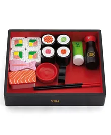 Viga Wooden Sushi Set - Multicolour