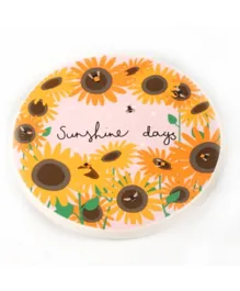 Belly Button Sunflower Single Coaster