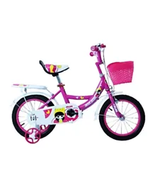 Myts Jnj Kids Bicycle With Basket Pink - 30.48 cm