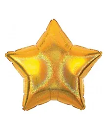 Various Brands Gold Dazzler Star Balloon - 48.26cm