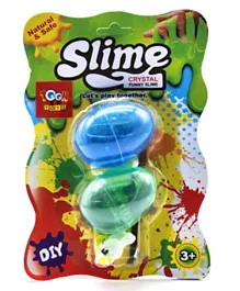 Toon Toyz Crystal Slime With Glitter & Figurine - Assorted