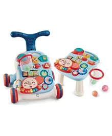 Little Angel 2 in 1 Baby Activity Walker and Table - Blue