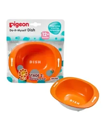 Pigeon Stage 2 Do-it-Myself Dish - Orange