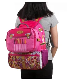Zipit Adventure Kids Drawing Artist Backpack Multicolor - 16.7 Inches