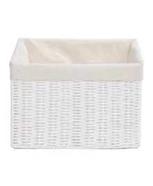 Homesmiths Storage Basket White with Liner