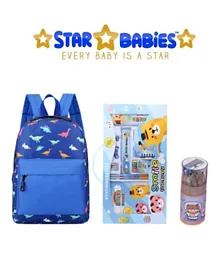 Star Babies Back to School Combo Set Blue - 14 Inches