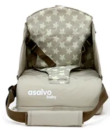 ASALVO Go Anywhere Booster Seat - Star Beige