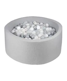 Ezzro Round Ball Pit With 100 Balls - Grey