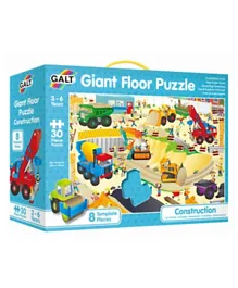 Galt Toys Construction Site Giant Floor Puzzle Set - 30 Pieces