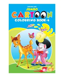 Jumbo Cartoon Colouring Book 4 - English