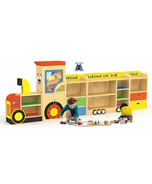 Megastar Chug Chug  Train Storage Organiser - Multicolour